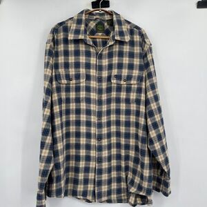 Timberland Multicolor Plaid Checkered Casual Long Sleeve Button Up Shirt XL